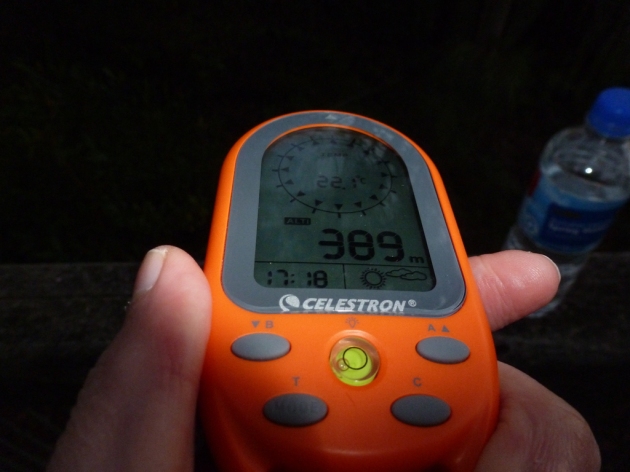 Altitude readings at Minyon Sans Falls day area  © 2013 FM dxing at wordpress