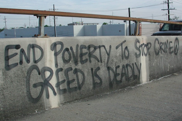 Graffiti: Greed is deadly © 2007 Bart Everson